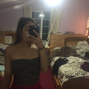 🌟STRAPLESS RED SKATER DRESS🌟